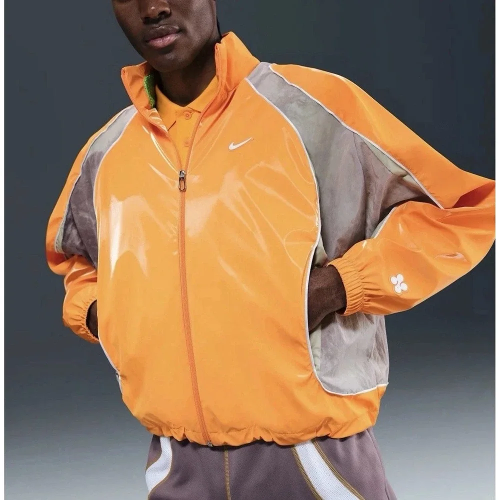Nike Mens Project F.R.O.G. Track Jacket Orange HJ3290-717 Size Large NWT